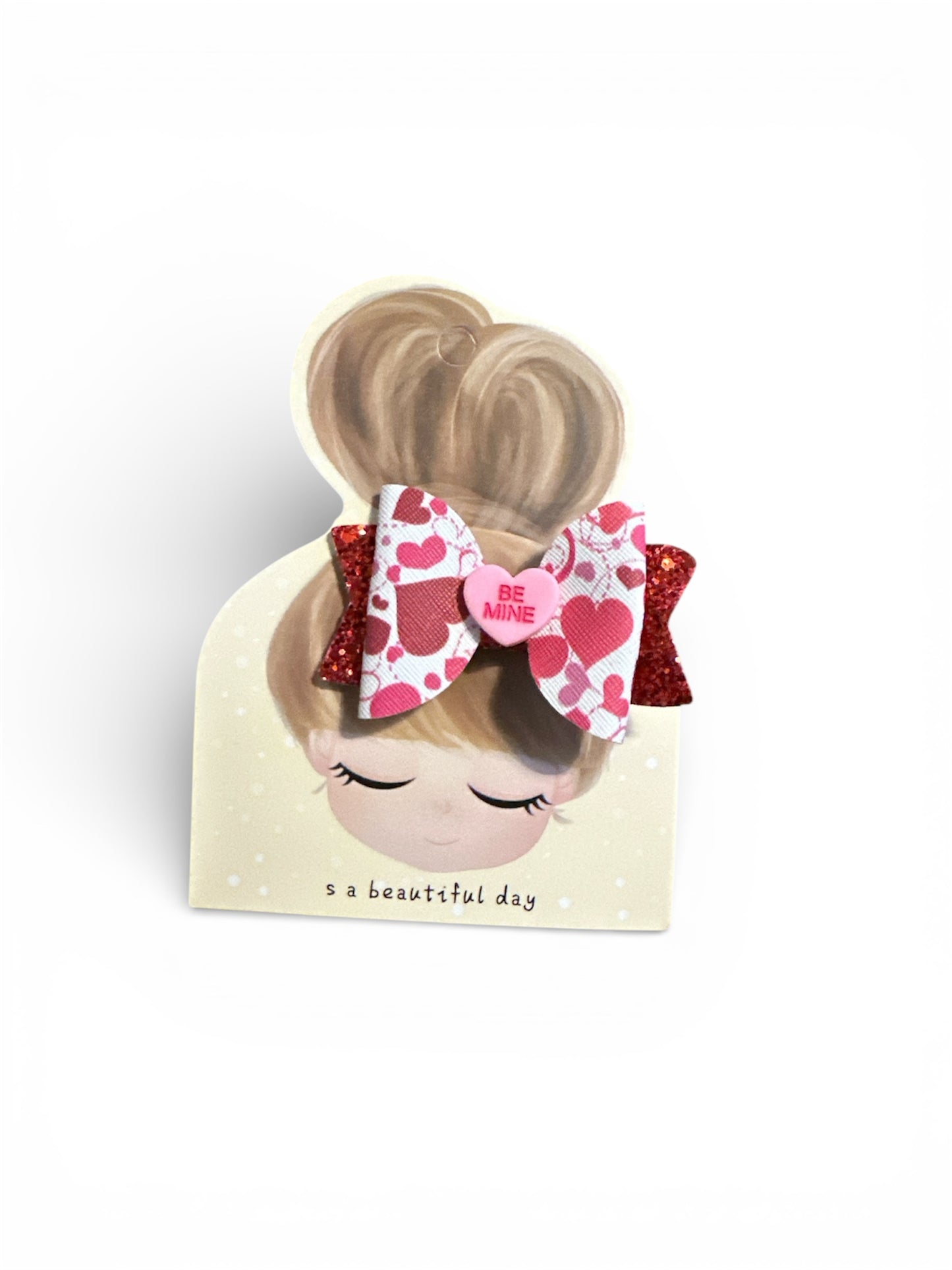 Be Mine Love Heart Bow