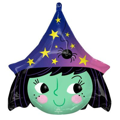 Witch Head Foil Balloon