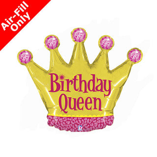 Mini Foil Birthday Queen Crown