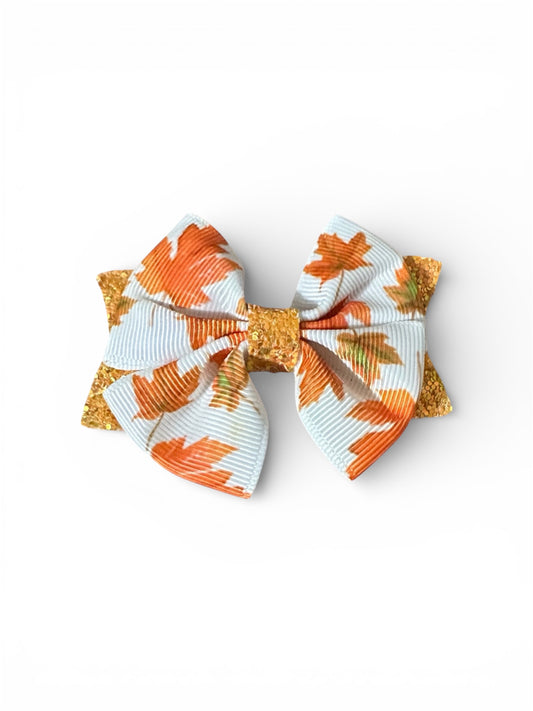 Autumn Leaves Bow