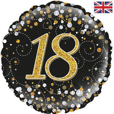 18 Sparkling Fizz Black & Gold