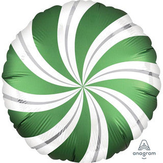 Candy Swirl Balloon Green