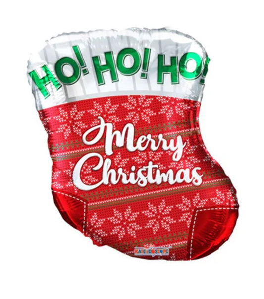 Merry Christmas Stocking Balloon