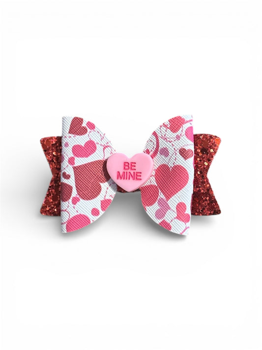 Be Mine Love Heart Bow