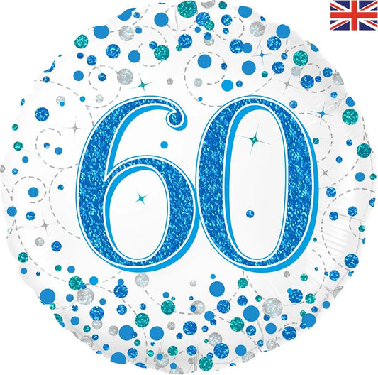 60th Sparkling Fizz Blue