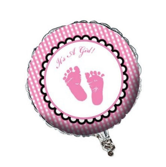 It’s a Girl Footprint Balloon