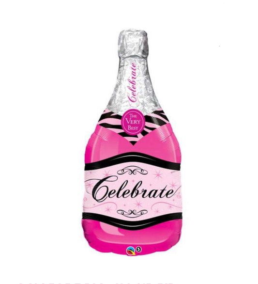 Pink Bottle Balloon