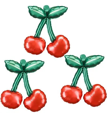 Cherry Balloons set of 3