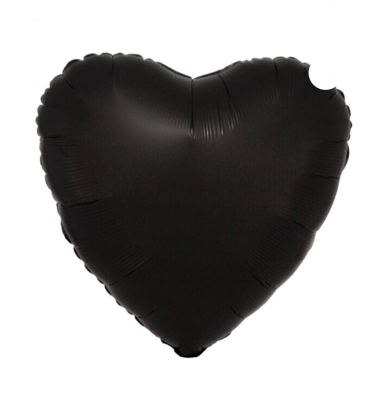 Black Heart Balloon Matte