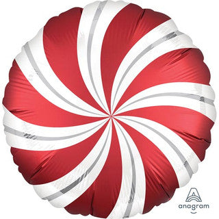 Candy Swirl Balloon Red