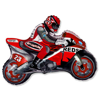 Motorbike Red & Grey