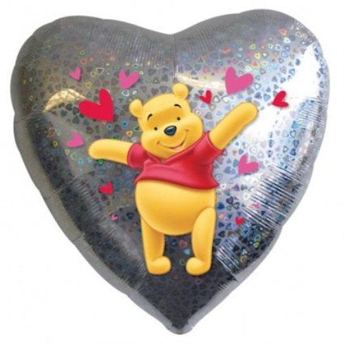 Winnie the Pooh Heart Balloon