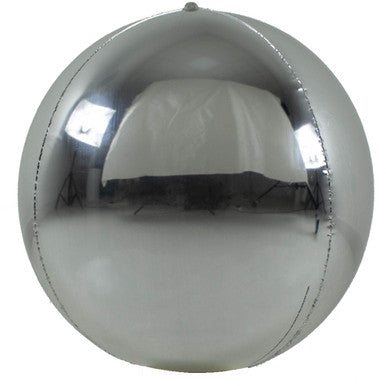 Silver Orbz Balloon