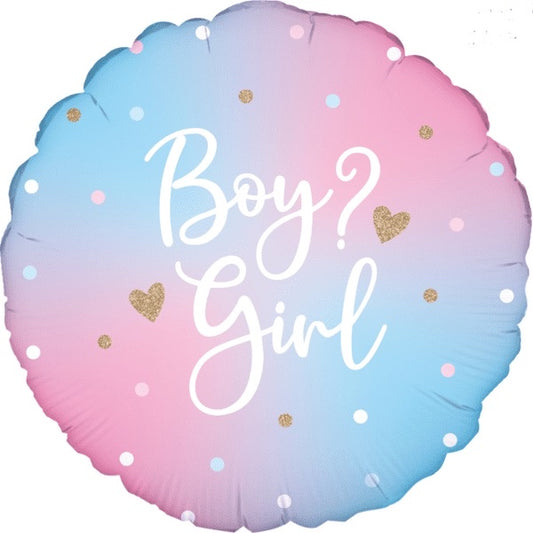 Gender Reveal 18” Foil Balloon