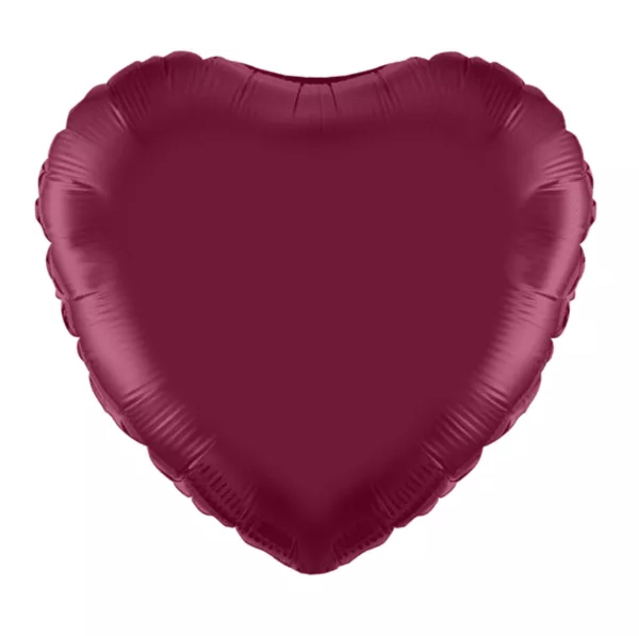 Burgundy Heart Balloon