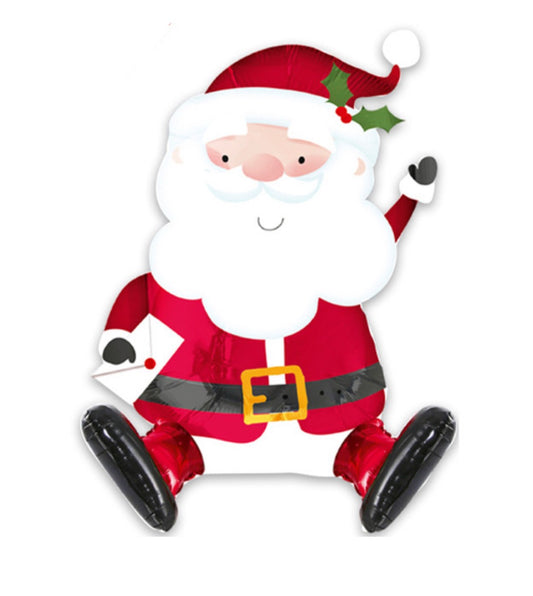 Sitting Santa Balloon